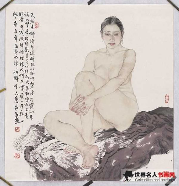 何家英作品《裸体女人》