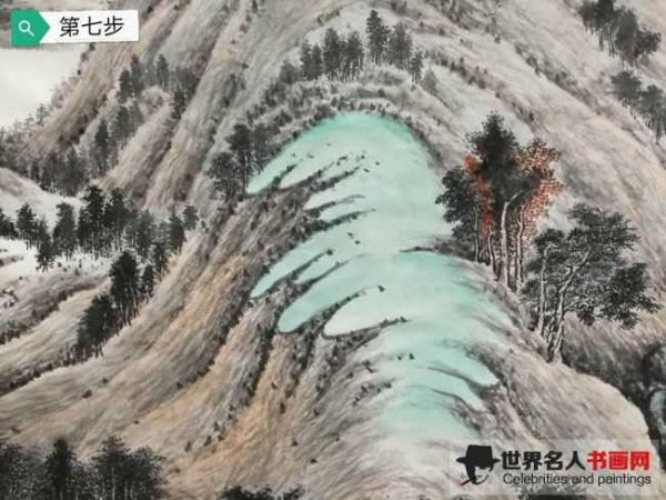 画家杨金书：五代画家董源作品《龙宿郊民图》临摹步骤