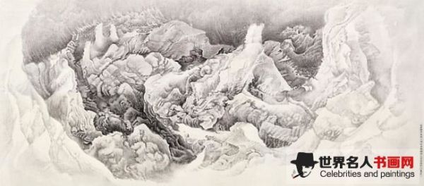 画家刘丹作品《山原的凝视》