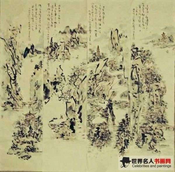 江海滨书画作品