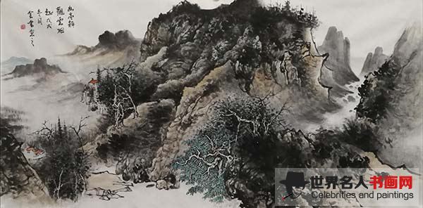 杨金书山水画