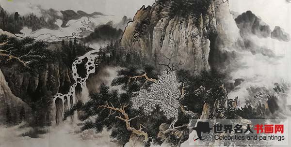 杨金书山水画