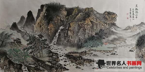 杨金书山水画