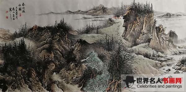 杨金书山水画