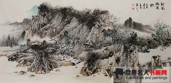 杨金书山水画