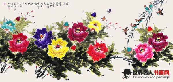 当代著名国画牡丹画家排行 世界名人书画网 当代著名国画牡丹画家排行 世界名人书画网