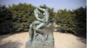 罗丹作品《吻》雕塑欣赏