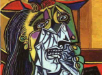 毕加索名画《哭泣的女人》欣赏