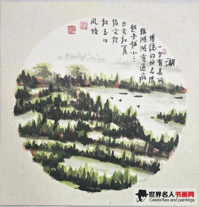 刘协文,画家刘协文,著名画家刘协文,水乡作品,湖北潜江市,潜江