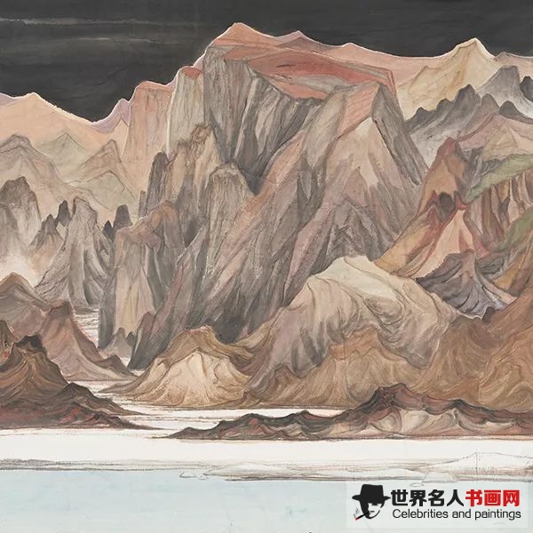 温中良作品《北山》纸本设色 2019