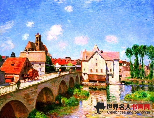 阿尔弗莱德·西斯莱作品赏析 阿尔弗莱德·西斯莱作品赏析