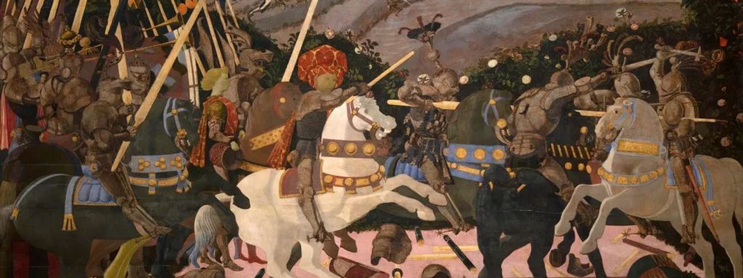 油画作品《圣罗马诺之战》
