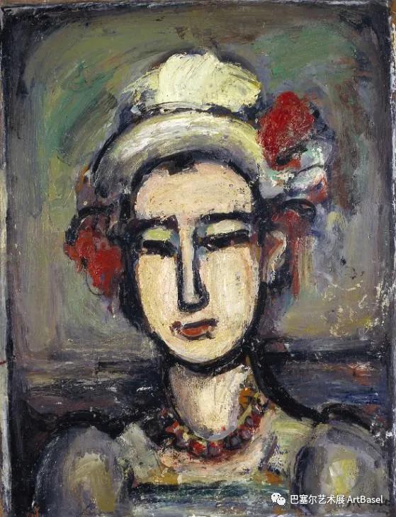 《The Italian Woman》（1938），Georges Rouault，图片由泰特美术馆提供