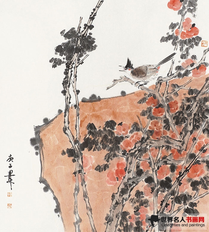 程伟杰（墨升）--唤友--49CM-×49CM.jpg