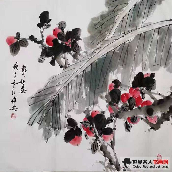 长安画家,画家田绪安,国画