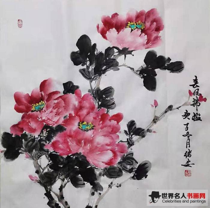 长安画家,画家田绪安,国画