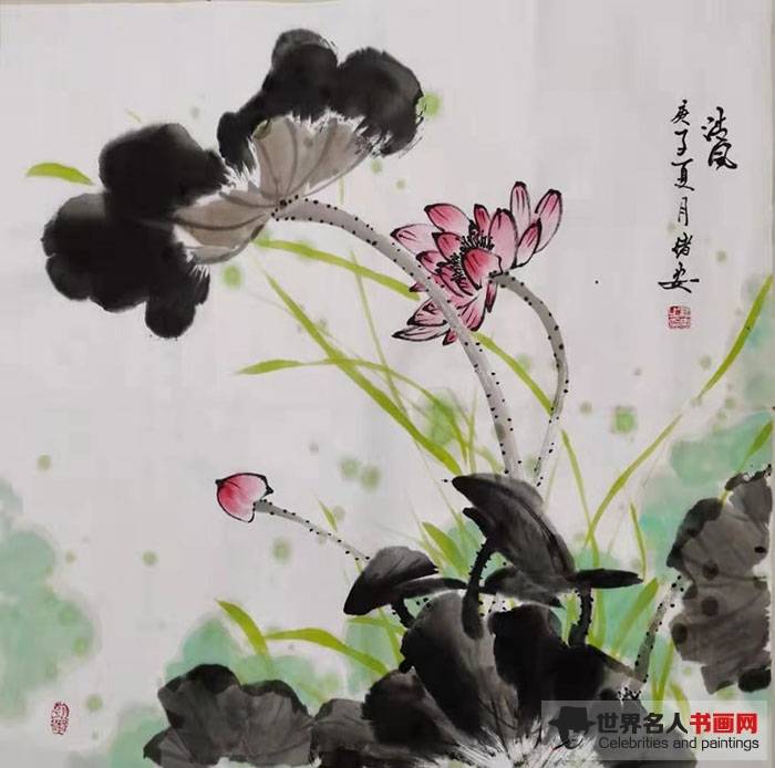 长安画家,画家田绪安,国画