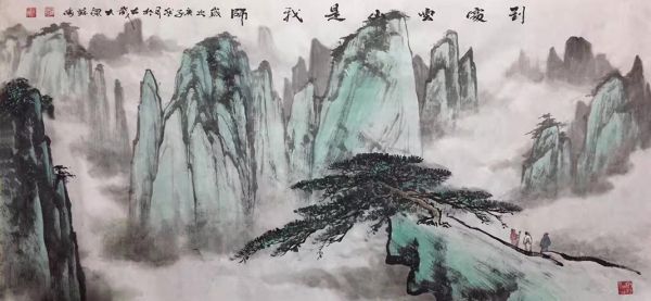 山水画家苏胜作品赏析