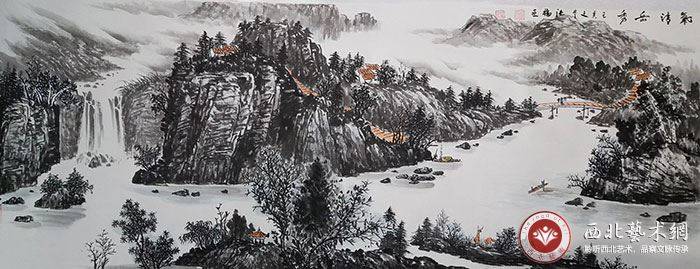 画家张福臣山水画