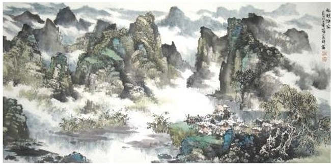 中国画以山水画著称，那我们就先来说一说山水画的成长历程