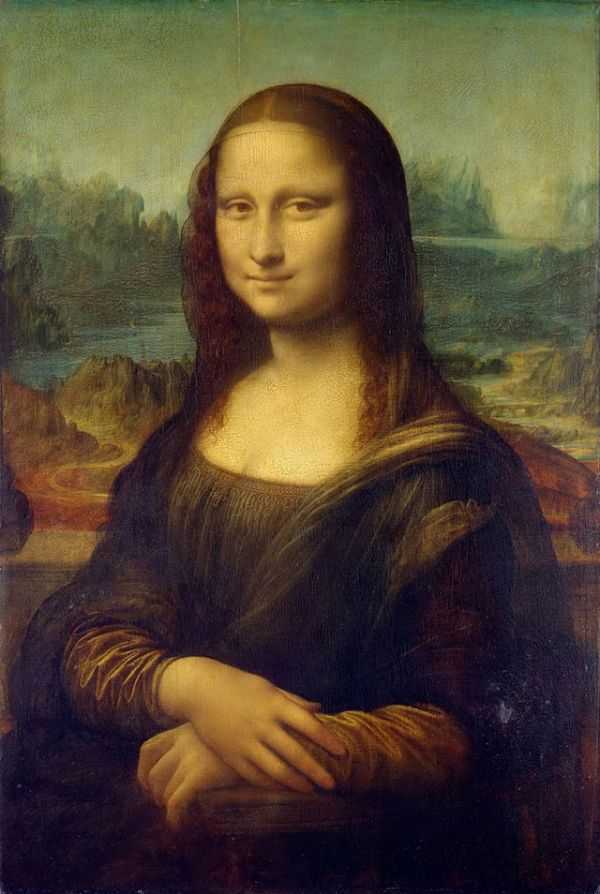 达芬奇油画《蒙娜丽莎》