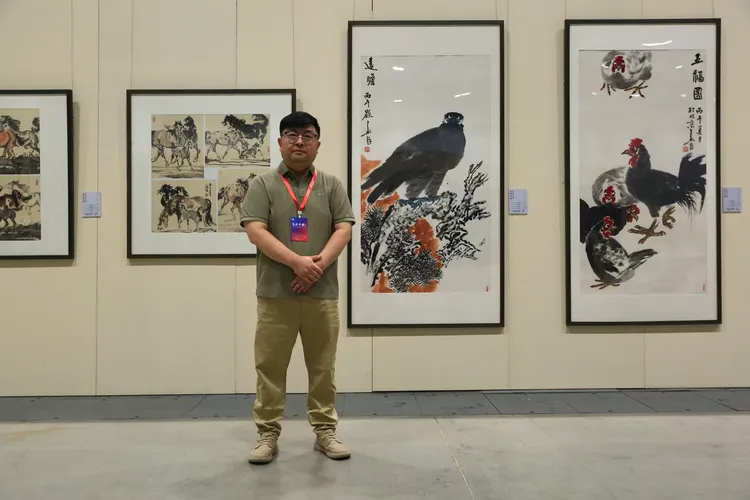 墨彩中国·首届书画名家交流展特邀书法名家赵长鹏在京举行书画展